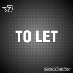 To Let Sticker - Lettering